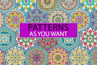 design custom seamless pattern for textile and others