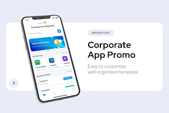 create your app promo video, website promo video