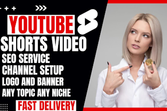 provide youtube shorts or edit short videos of any niche