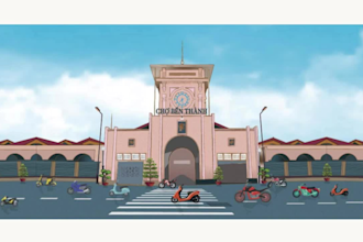do digital flat illustrations on adobe illustrator