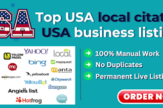 do top USA local citation, USA business listing for google ranking