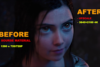 enhance your low quality video to 4k with no quality loss