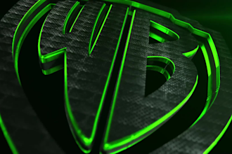 do 3d animated logo animation video