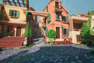 design low poly and realistic 3d game environment in unreal engine and unity