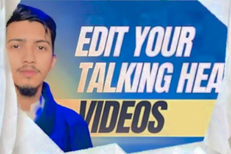 do youtube talking head video editing with motion graphics