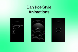 create 2d minimalist motion animation style short videos for personal brands