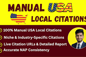 do manual USA citations and USA local citations with niche citations