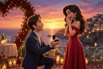 3d pixar style ai proposal video ai wedding proposal 3d proposal pixar style vid
