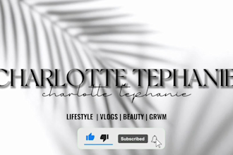 design a beautiful intro for youtube