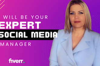 be your social media manager marketing and content creator