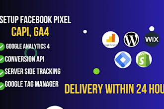 setup facebook pixel, conversion API,capi, ga4  with GTM for ios 14 update