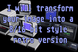 transform your image into a 8 or 16 bit style retro version