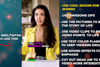 edit tiktoks, reels and shorts with captions