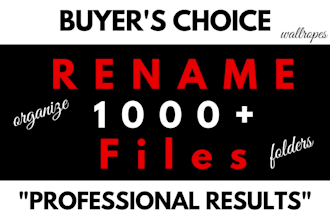 rename bulk images, files or folders