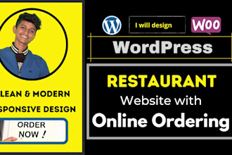 create a restaurant website with an online ordering app on wordpress