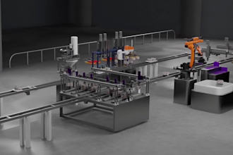 do 3d industrial animation warehouse production animation robotics arm animation
