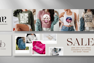 design your brand logo banner for etsy, shopify, amazon ebay favicon cover photo