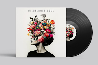design a minimalistic album cover art