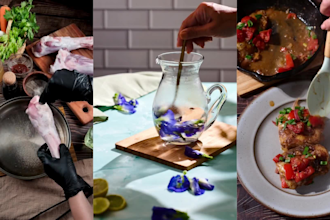cook, shoot recipe and cooking videos, and food photography