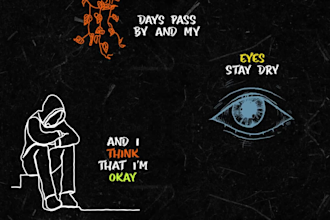 create animated hand drawn lyric video
