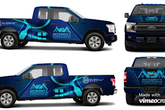 do awesome truck, pickups, double cabs, trailers, wrap designs
