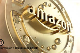 turn your vector logo into gold 3d