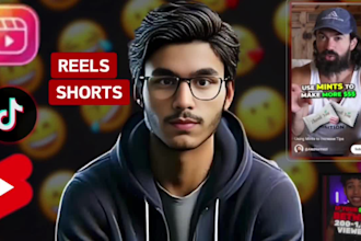 edit reels, tiktoks and youtube shorts with captions