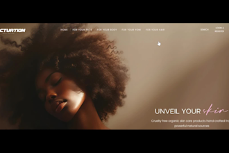 design skin care website skin care shopify store beauty website skincare