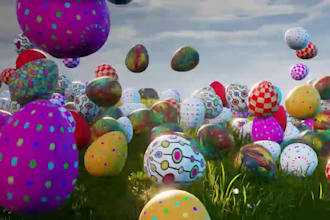 make awesome happy easter video