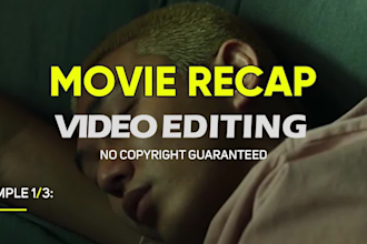 edit movie recap video for youtube copyright free