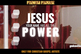 make your christian lyric videos for your gospel music