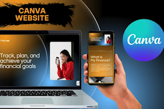 design a stunning canva website for your business