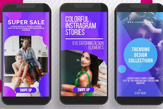create a stunning instagram and snapchat story video ad
