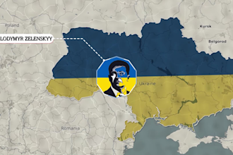create geographical  map animation like vox