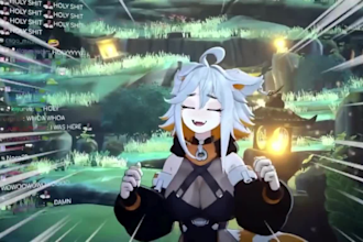 do live 2d, 3d vtuber character , face rig vrchat vriod model, furry avatar vrm