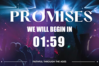 do church video countdown timer for event,conference service steaming