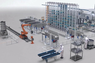 do 3d industrial animation robotic factory warehouse product assembly animation