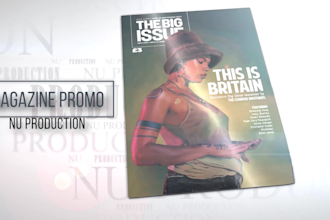 create a book and magazine trailer promotion video