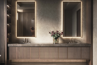create realistic bathroom 3d rendering for interior design and renovation