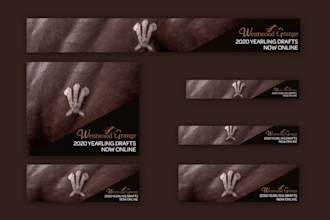 design animated GIF banner ads, web banner and gif animation