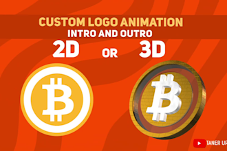 create custom logo animation youtube intro and outro