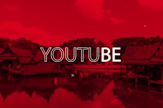 do professional intro or outro video editing for youtube