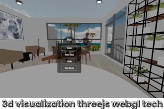 make 3d interactive threejs web experience 3d environment webgl threejs website