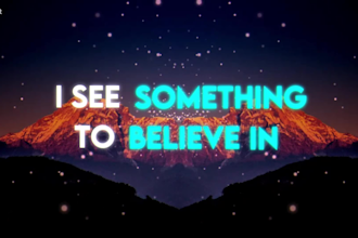 make a lyric video with audio visualizer