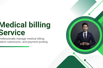 professionally manage medical billing, claims submission, and payment posting