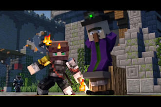 create minecraft short animation for you
