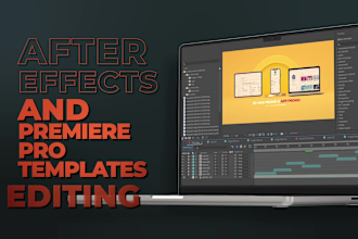 edit templates, motion graphics, and after effects templates