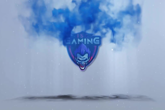 create smoke logo reveal, gaming intro