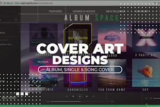 design single cover art, music cover or cd cover in 24 hours