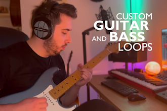 create custom guitar and bass loops for your beats